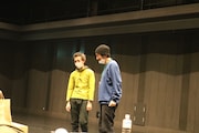 「文化センターの危機」稽古の様子。