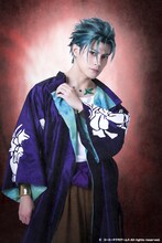 フクシノブキ扮する梶原景時（十六夜記）。