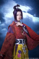 古賀瑠扮する平敦盛（再縁）。