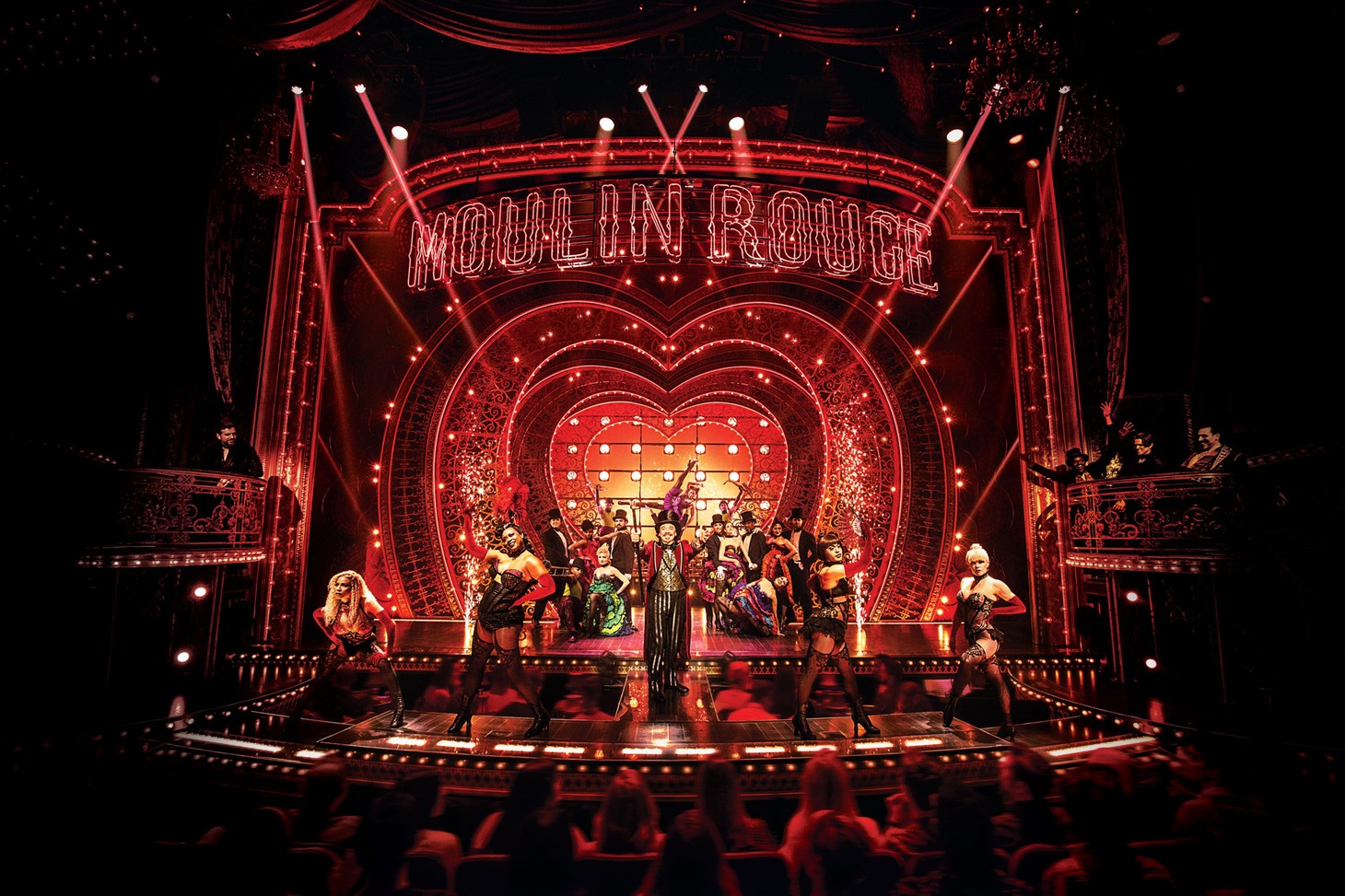 Original Broadway cast of
Moulin Rouge! The Musical. Photo by Matthew Murphy.