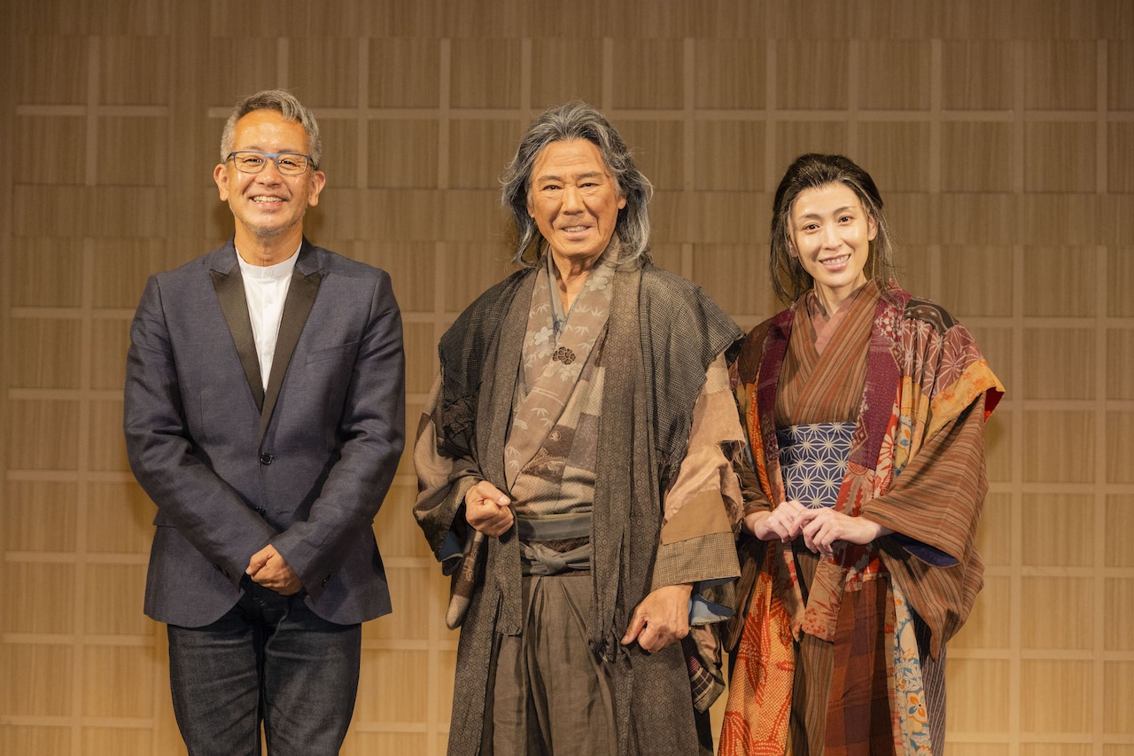 画狂人北斎」開幕に西岡徳馬「演劇人生55年、その集大成を