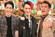 左から尾上右近、岩本照、槙野智章。(c)TBS