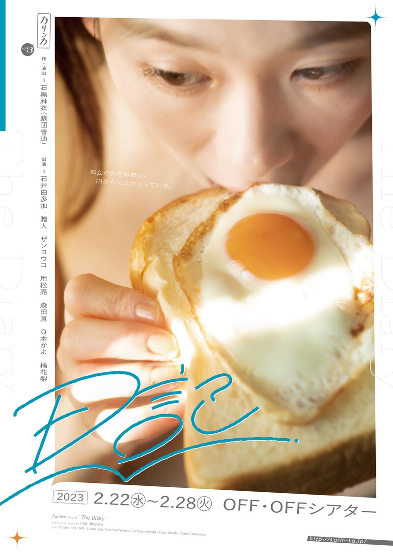 カリンカ vol.3「日記」チラシ表