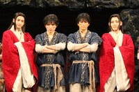 左から小関裕太、三浦宏規、高野洸、牧島輝。