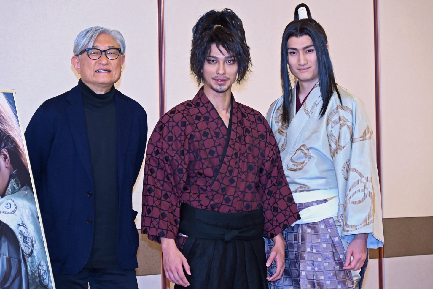 左から堤幸彦、横浜流星、中村隼人。