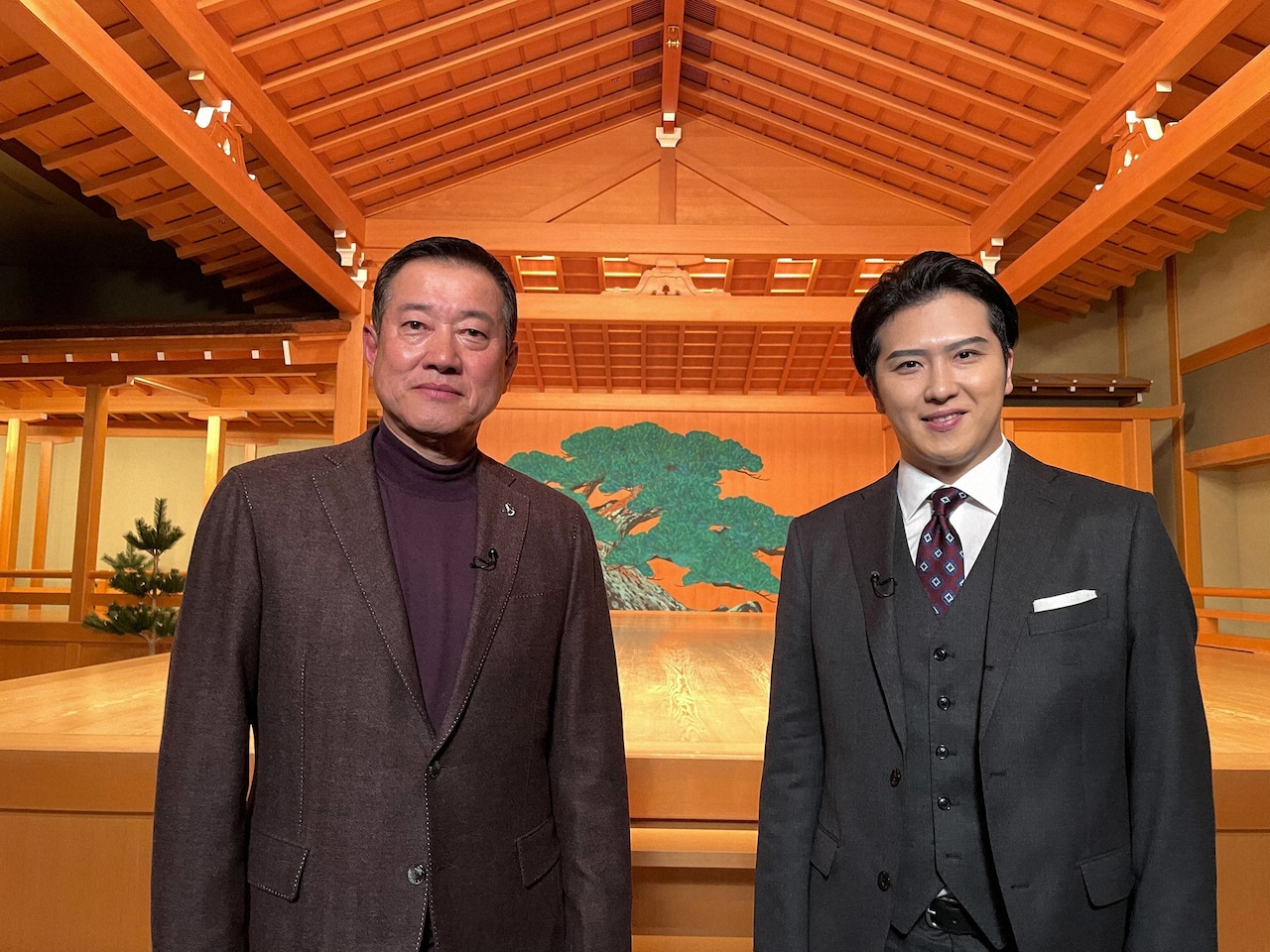 尾上松也が憧れの人・原辰徳と対談、キャッチボールをするひと幕も