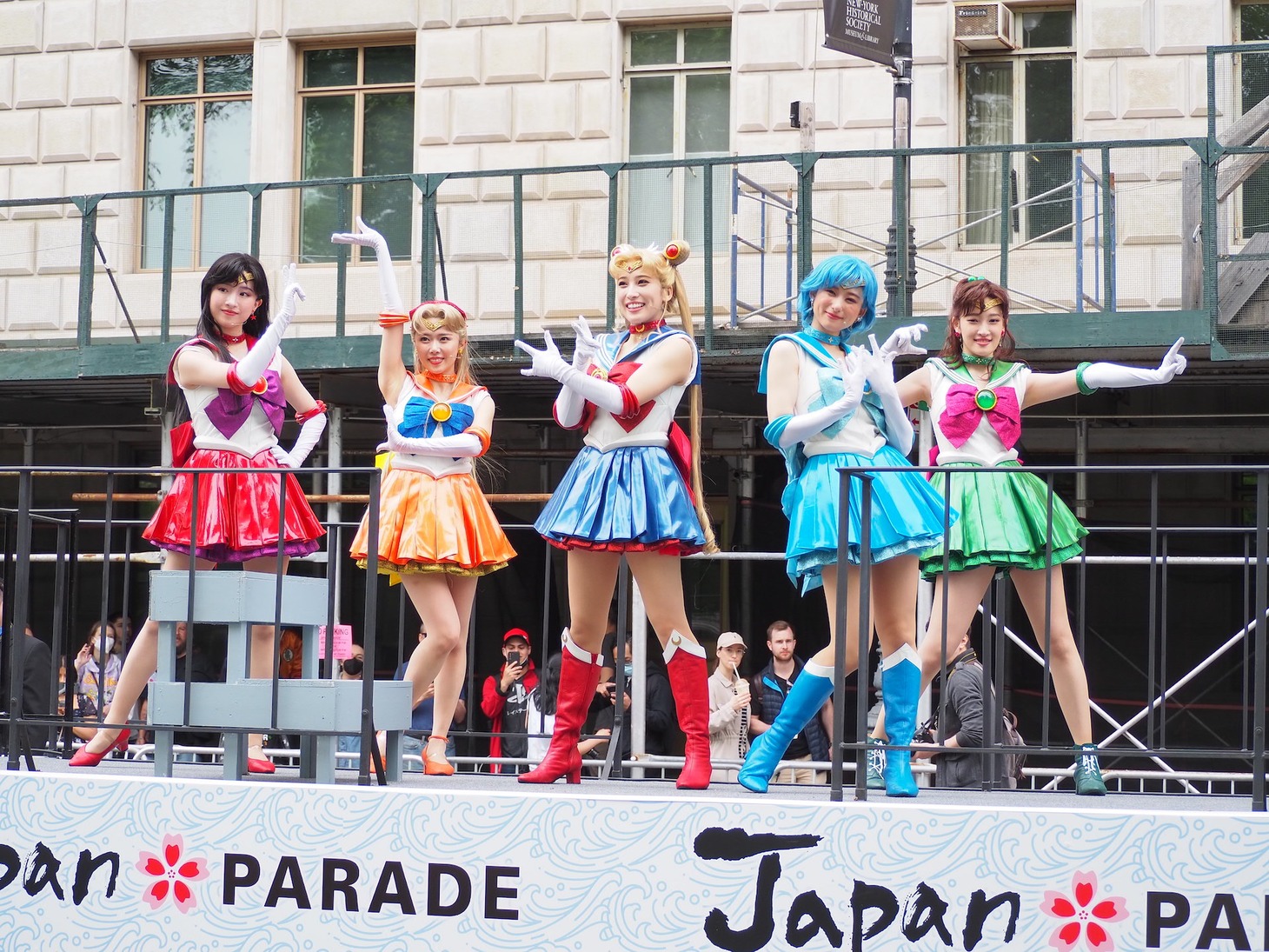 ニューヨークで開催された「Japan Parade」の様子。(c)Naoko Takeuchi・PNP / “Pretty Guardian Sailor Moon” The Super Live Production Committee
Photo by The Associated Press （Courtesy of Gorgeous Entertainment）