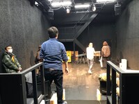 聖天通劇場の内覧会の様子。