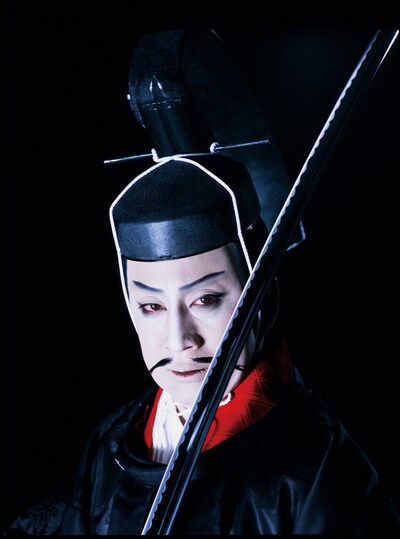 松本幸四郎扮する足利義教。（撮影：荒木経惟）