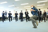 SRダンスムービー「出発！ココロおどるミライへ」制作の様子。（撮影：宮川舞子）