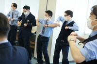 SRダンスムービー「出発！ココロおどるミライへ」制作の様子。（撮影：宮川舞子）