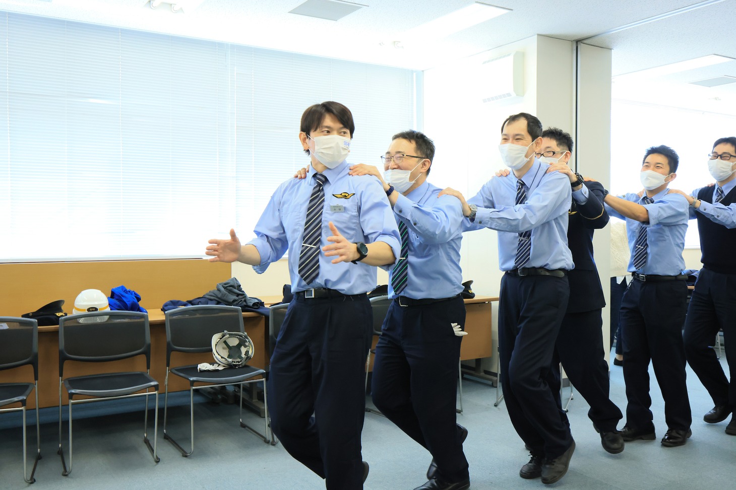 SRダンスムービー「出発！ココロおどるミライへ」制作の様子。（撮影：宮川舞子）