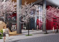 扇町ミュージアムキューブの外観イメージ。