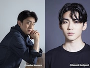 左から松本幸四郎、市川染五郎。