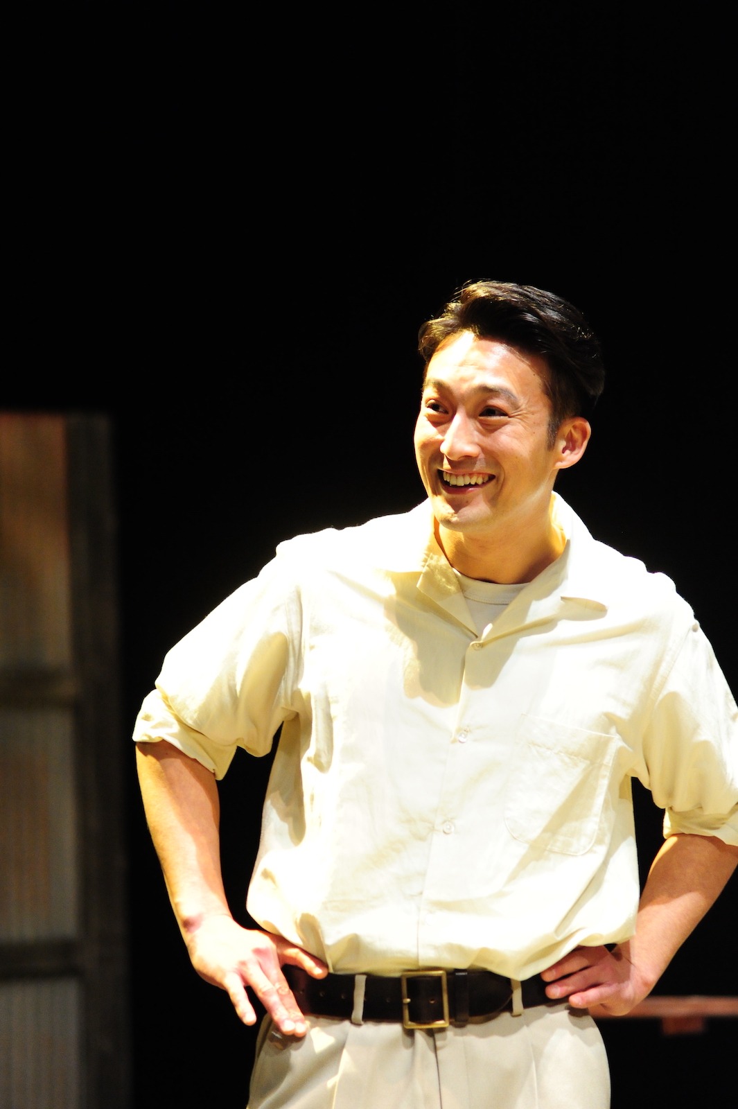 演劇引力廣島 第19回プロデュース公演「目頭を押さえた」より。（撮影：奥村洋司）