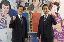 左から中村勘九郎、中村七之助。