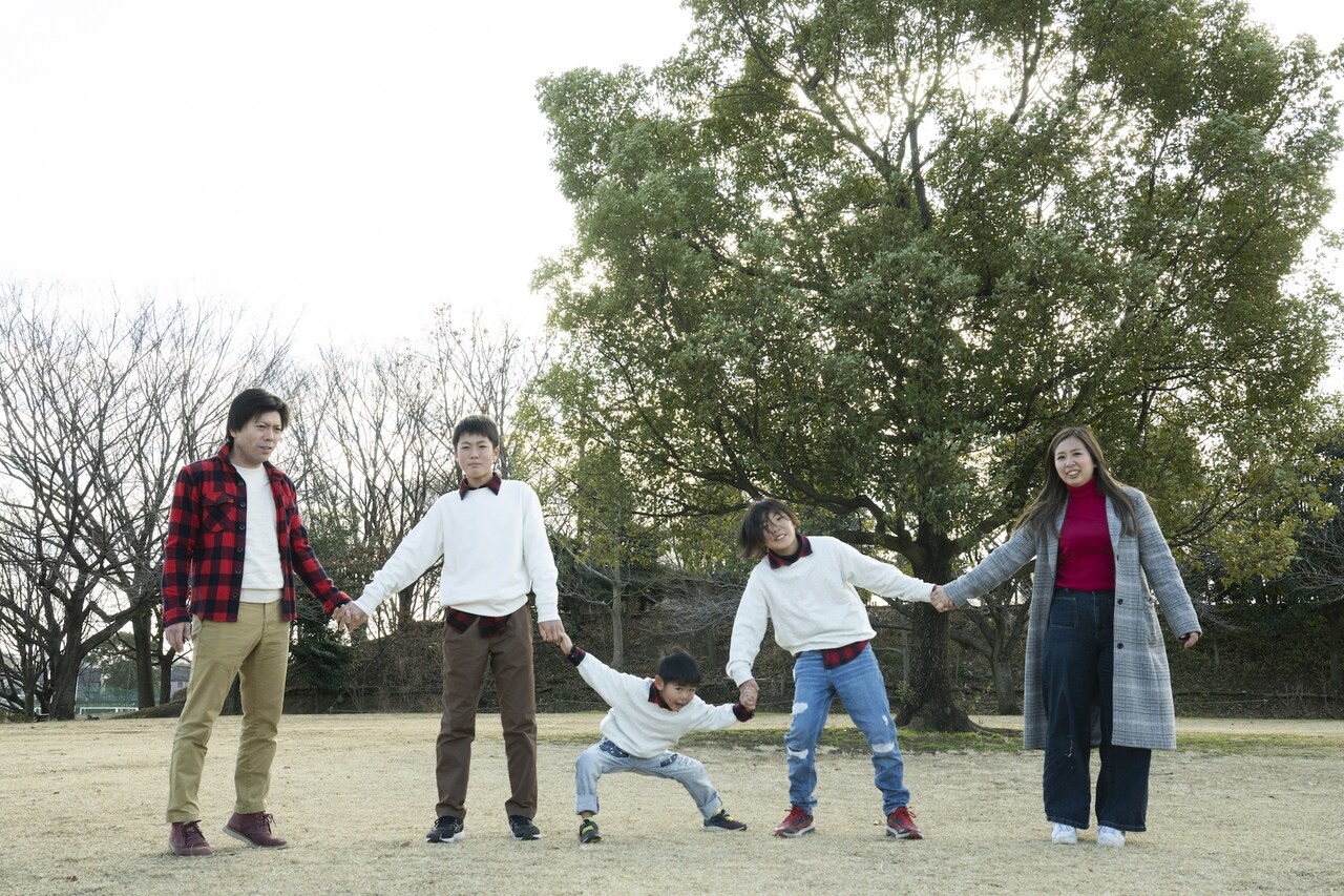 緊張感がほぐれて徐々に三男くんの自由度が増してくる。（撮影：竪山隼太）