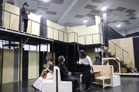 ミュージカル「マリー・キュリー」オンライン公開稽古の様子。（撮影：平野祥恵）