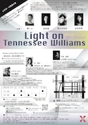 山中透（dumb type）＋壁なき演劇センター「Light on Tennessee Williams」チラシ裏
