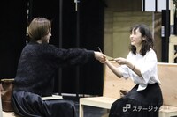 ミュージカル「マリー・キュリー」オンライン公開稽古の様子。（撮影：平野祥恵）