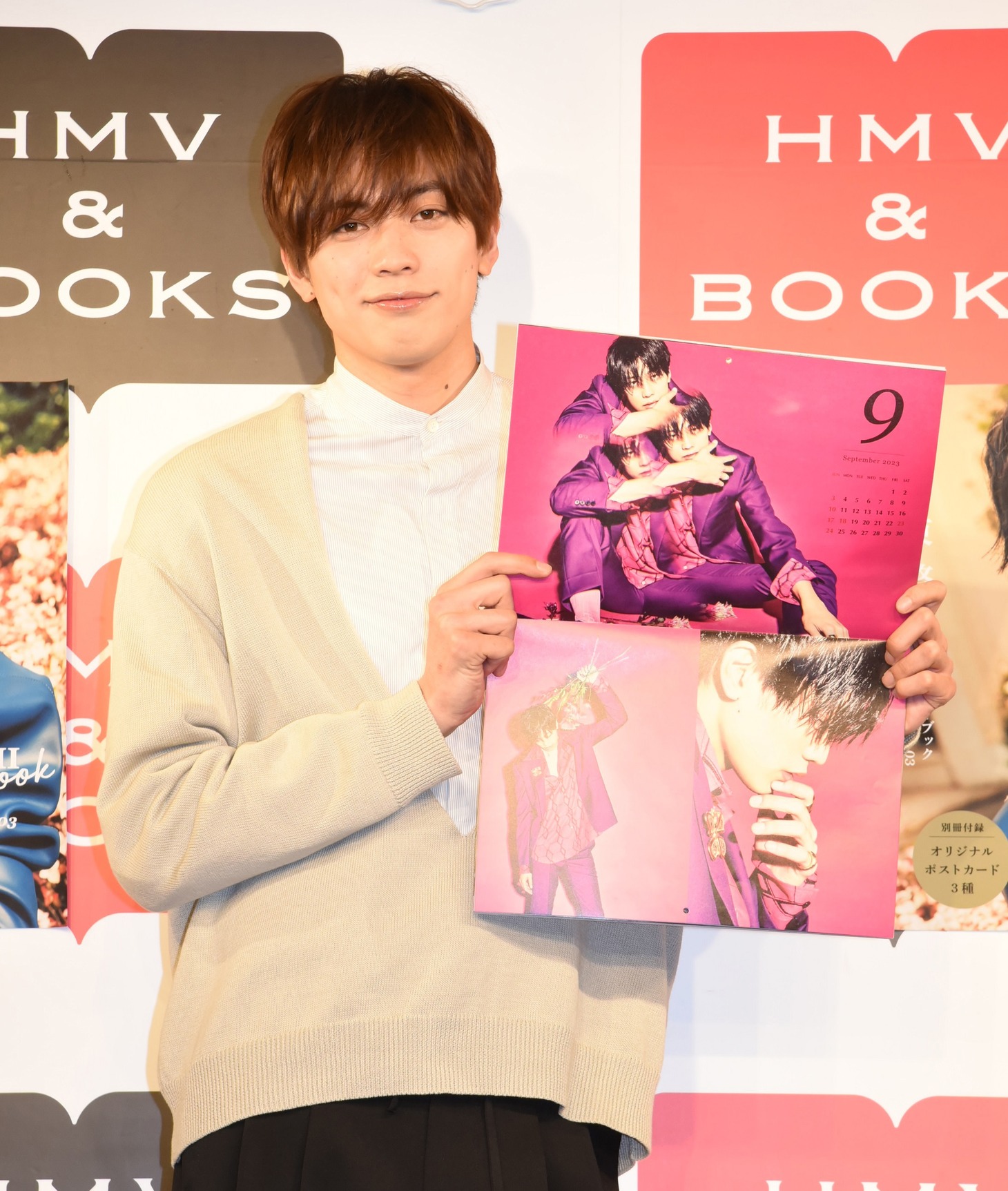 「東啓介カレンダーブック2023.04-2024.03」（東京ニュース通信社刊）発売記念会見より。