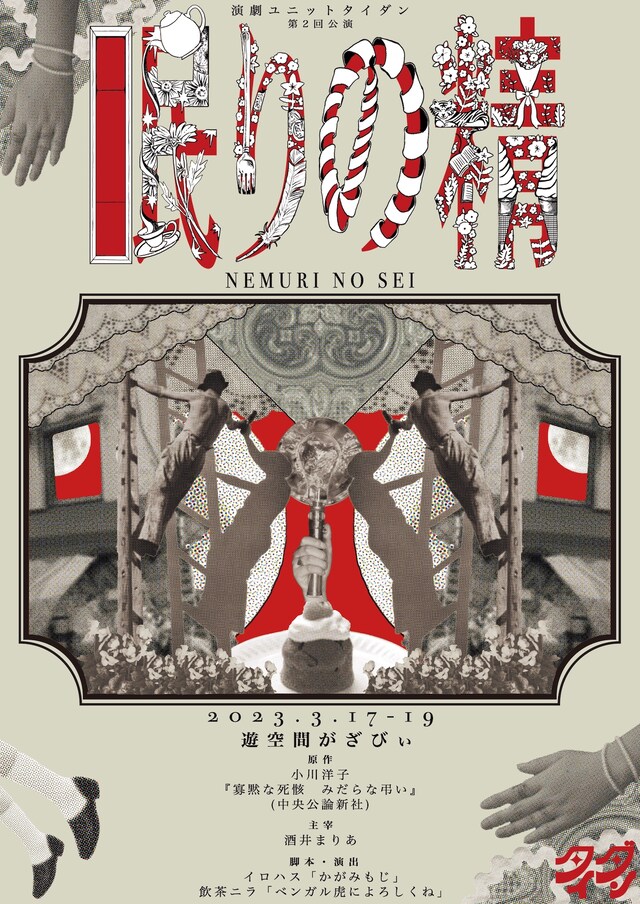 演劇ユニットタイダン第2回公演「眠りの精」チラシ表