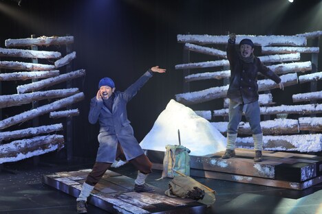 イワントモリ 第1回公演「山の声 ある登山者の追想」より。（撮影：權田英二）