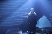 イワントモリ 第1回公演「山の声 ある登山者の追想」より。（撮影：權田英二）