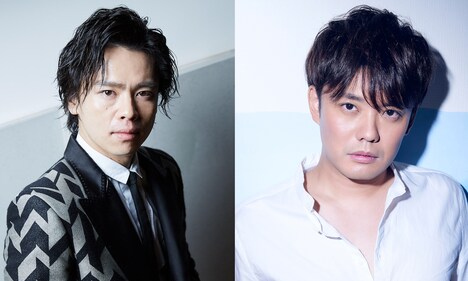 左から中川晃教、藤岡正明。