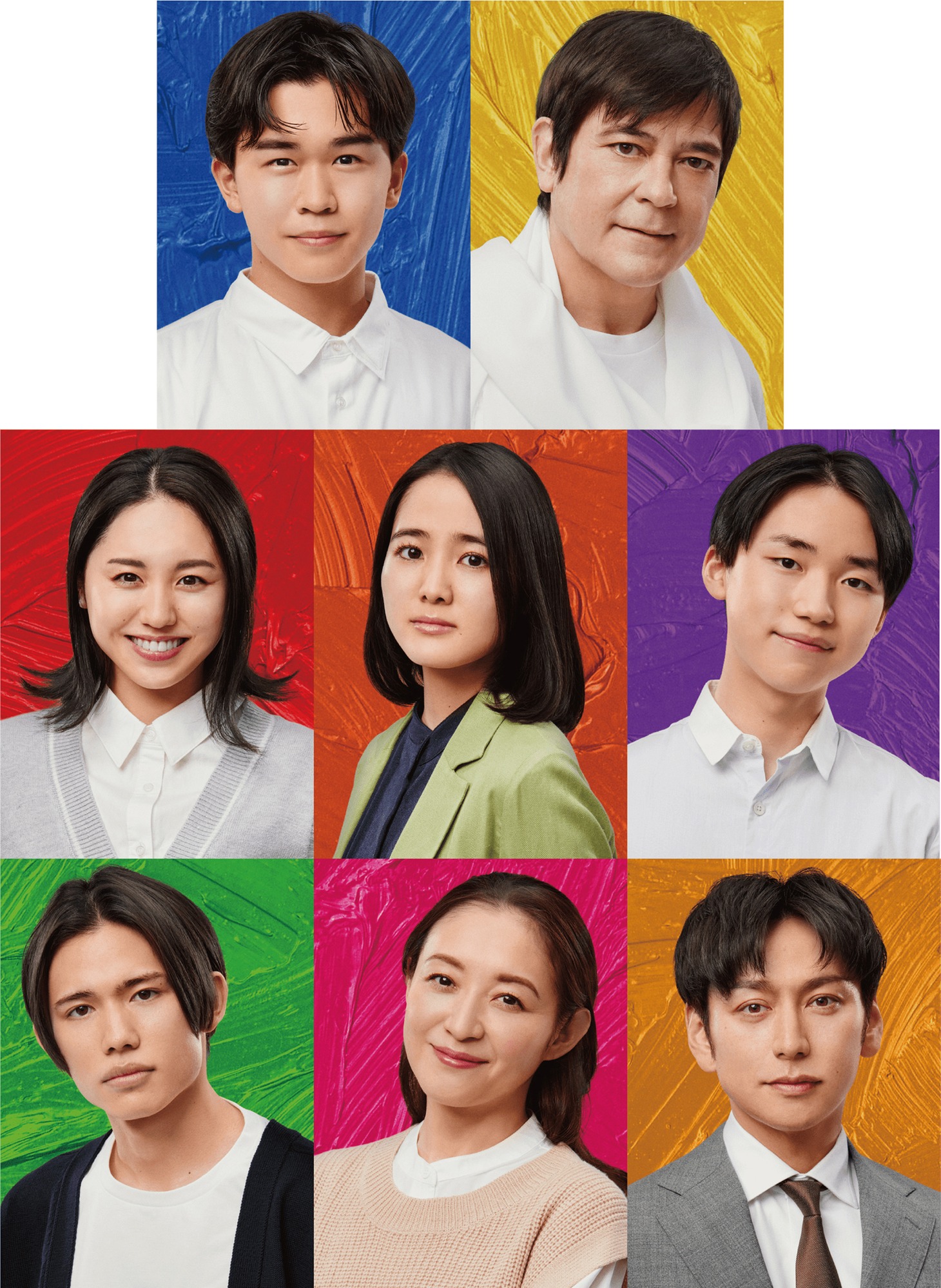 せたがやこどもプロジェクト 2023 アミューズ×世田谷パブリックシアター ミュージカル「カラフル」出演者（宣伝写真：間仲宇）