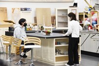 PARCO劇場開場50周年記念シリーズ「ラビット・ホール」稽古場の様子。