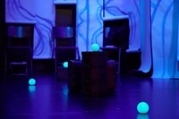 Theatre Lapis presents「GALAXY TRAIN - A New Musical」舞台セットの様子。