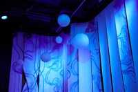 Theatre Lapis presents「GALAXY TRAIN - A New Musical」舞台セットの様子。