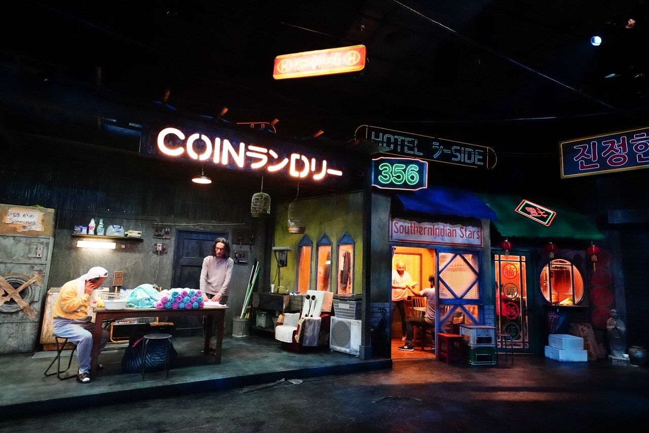 「虹む街の果て」の舞台セットを作ろう！ペインティング参加イベント