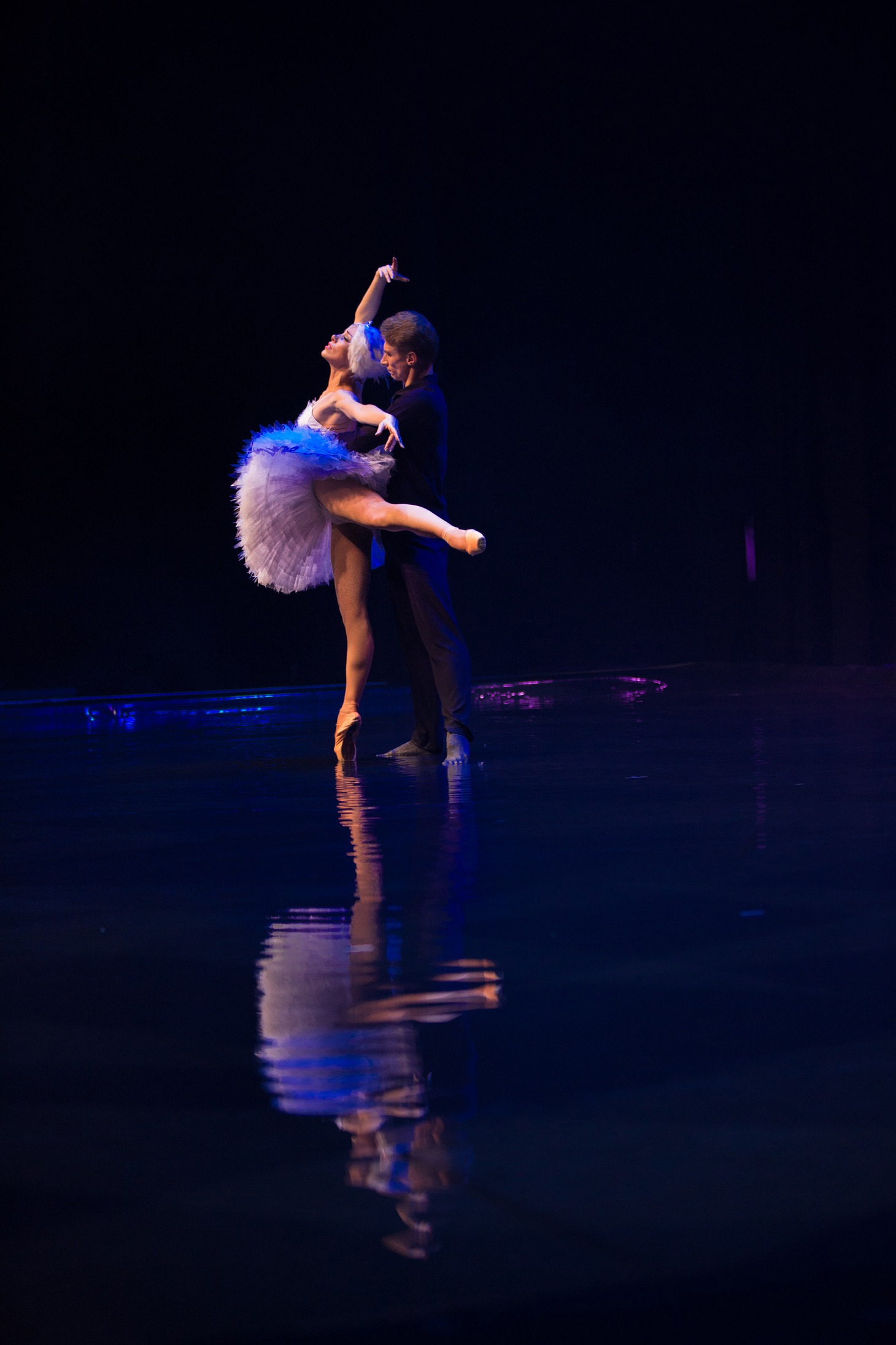 「SWAN LAKE ON WATER～ついに、ほんとうの水を得た『白鳥の湖』」より。(c)Leandro Facundo