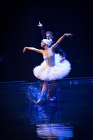 「SWAN LAKE ON WATER～ついに、ほんとうの水を得た『白鳥の湖』」より。(c)Leandro Facundo