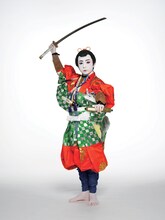 尾上眞秀扮する岩見重太郎。（撮影：土井浩一郎）