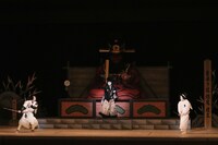 明治座創業百五十周年記念「壽祝桜四月大歌舞伎」夜の部「通し狂言 絵本合法衢 立場の太平次」より。（撮影：松竹）