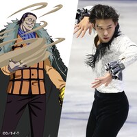 左からサー・クロコダイル、無良崇人。