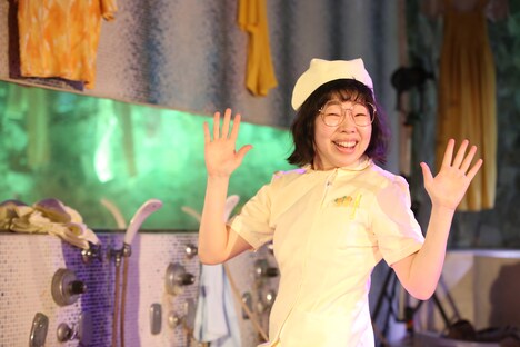 うらじぬの ひとり芝居「押忍、わたしたち」より。（撮影：中島花子）