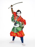 寺嶋眞秀扮する岩見重太郎。(撮影:土井浩一郎)