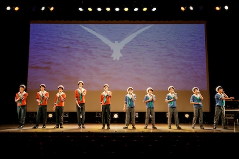 神戸セーラーボーイズお披露目会の様子。