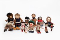 森繁久彌旧蔵のファン手作り「屋根の上のバイオリン弾き」テヴィエ人形。