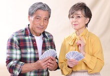 加藤健一事務所 vol.115「ジン・ゲーム」ビジュアル