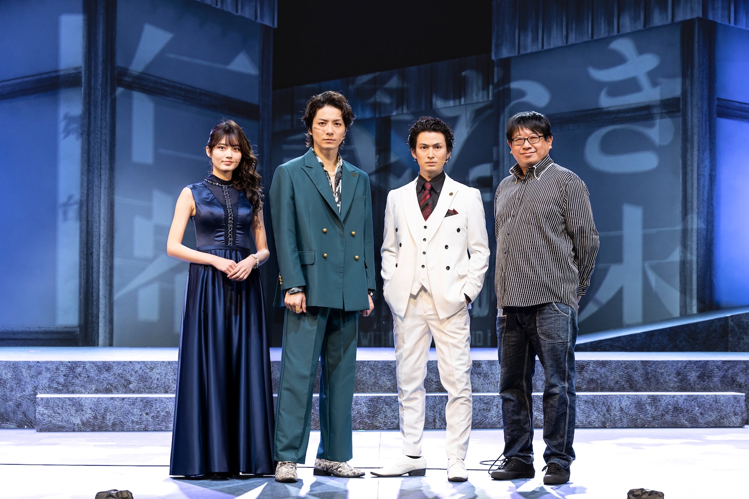 左から水谷果穂、和田琢磨、松田凌、毛利亘宏。