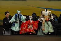 「菅原伝授手習鑑」二段目「道行詞の甘替」より。