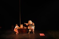 久留米シティプラザ キッズプログラム2023「フクローじいさんとベル子ちゃん」より。（撮影：レンジピクチャー）