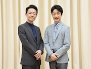左から阪哲朗、野村萬斎。