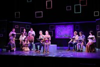 ラッパ屋リーディング公演Vol.2「ショウは終わった」より。（撮影：木村洋一）