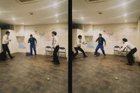 パ萬 第2回公演「真っ直ぐ見てMAEDA」より。